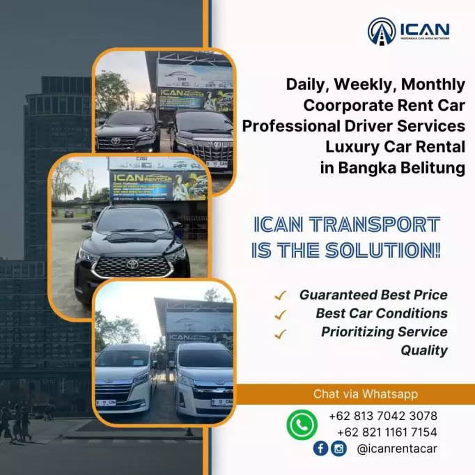 Car Rental in Pangkal Pinang